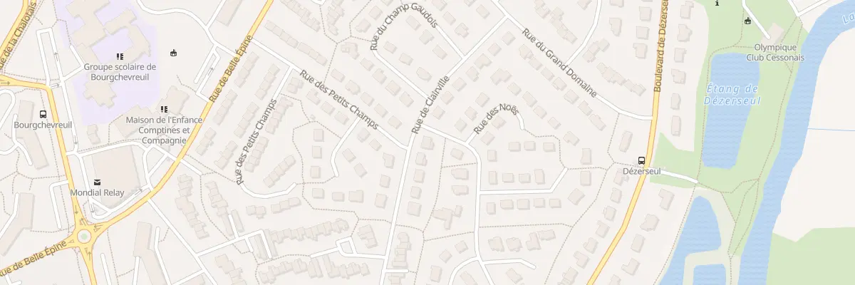 Plan du 50 Rue de Clairville à Cesson-Sévigné