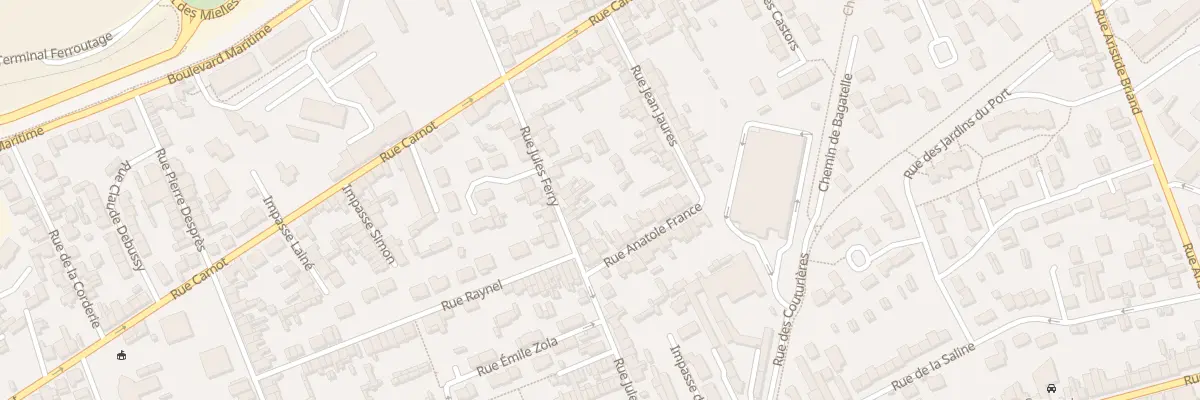 Plan du 32 Rue Jules Ferry - Tourlaville à Cherbourg-en-Cotentin