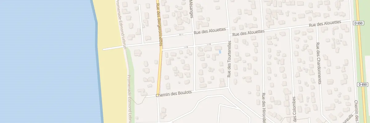 Plan du 40 Rue des Mésanges à Pirou