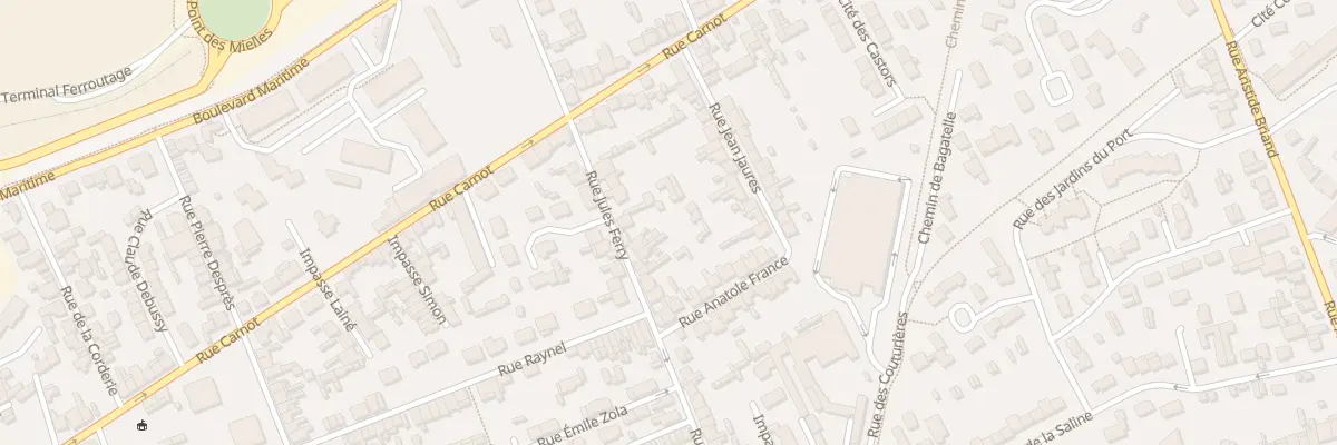 Plan du 38 Rue Jules Ferry - Tourlaville à Cherbourg-en-Cotentin