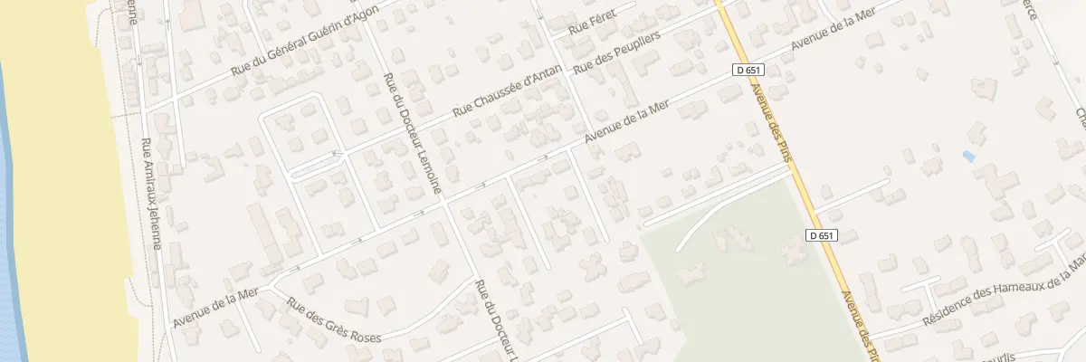 Plan du 34 Av de la Mer à Agon-Coutainville