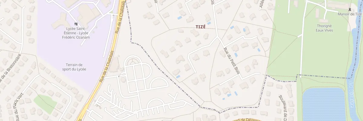 Plan du 29 Rue du Petit Bois à Thorigné-Fouillard