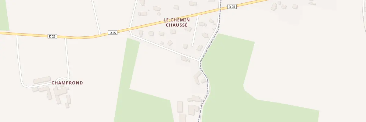 Plan du 24 Le Chemin Chausse à Mouazé