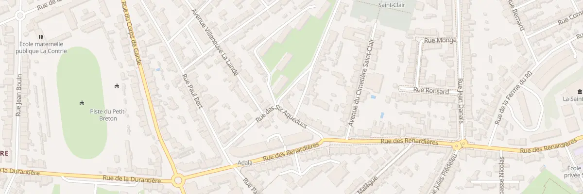 Plan du 18B Rue des Six Aqueducs à Nantes
