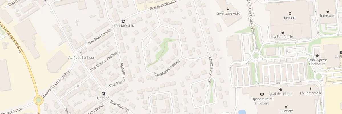 Plan du 243 Rue Maurice Ravel - Tourlavill à Cherbourg-en-Cotentin