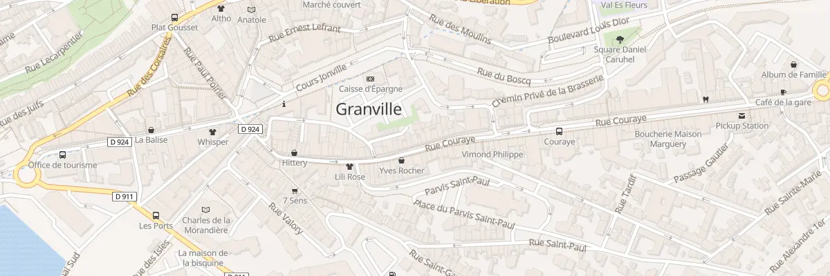 Plan du 47 Rue Couraye à Granville