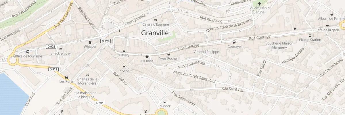 Plan du 36 Rue Couraye à Granville