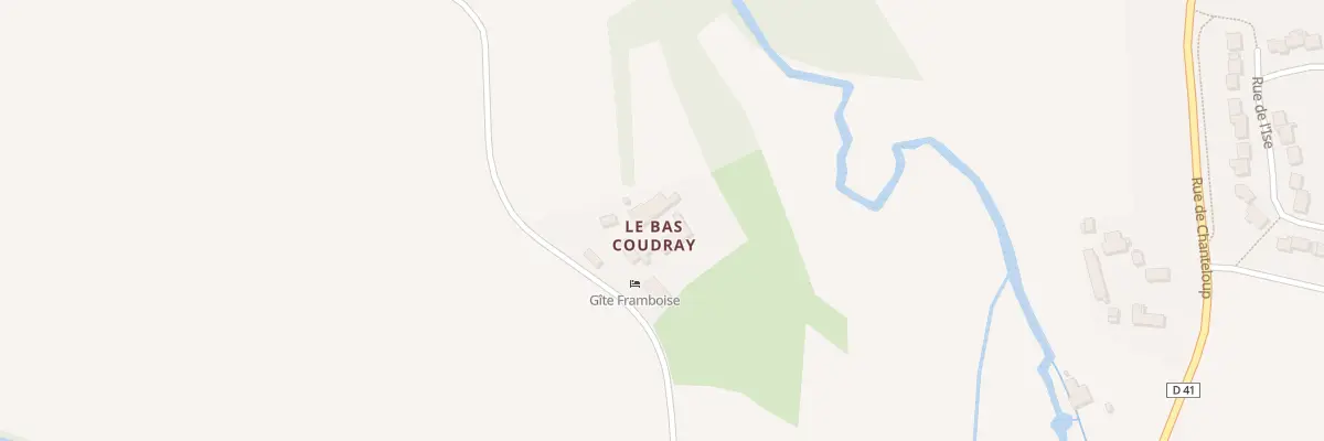 Plan du 5007 Le Bas Coudray à Corps-Nuds