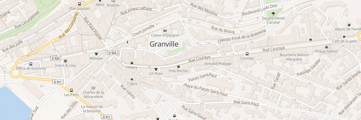 Plan du 43 Rue Couraye à Granville
