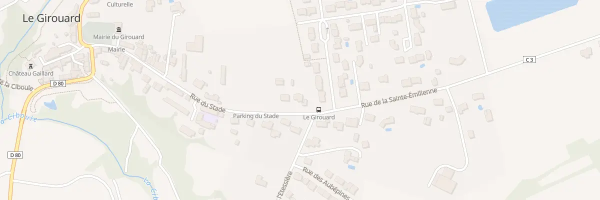 Plan du 27 Rue du Stade au Girouard