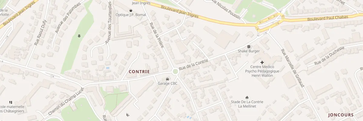 Plan du 40 Rue de la Contrie à Nantes