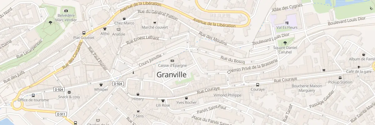 Plan du 4B Bd d’Hauteserve à Granville