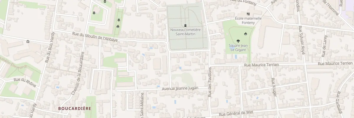 Plan du 9 Rue du Moulin de l’Abbaye à Nantes