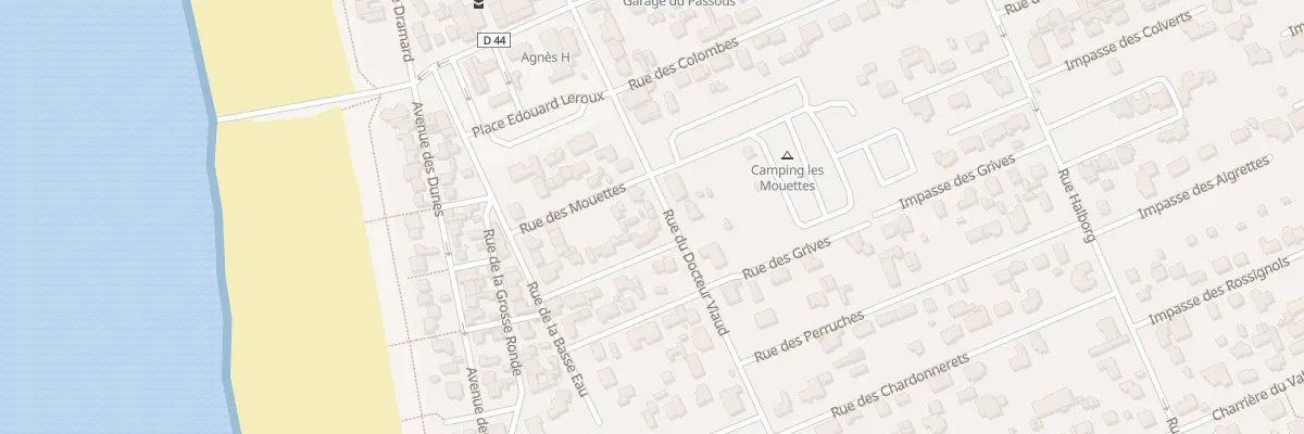Plan du 12 Rue du Docteur Viaud à Agon-Coutainville