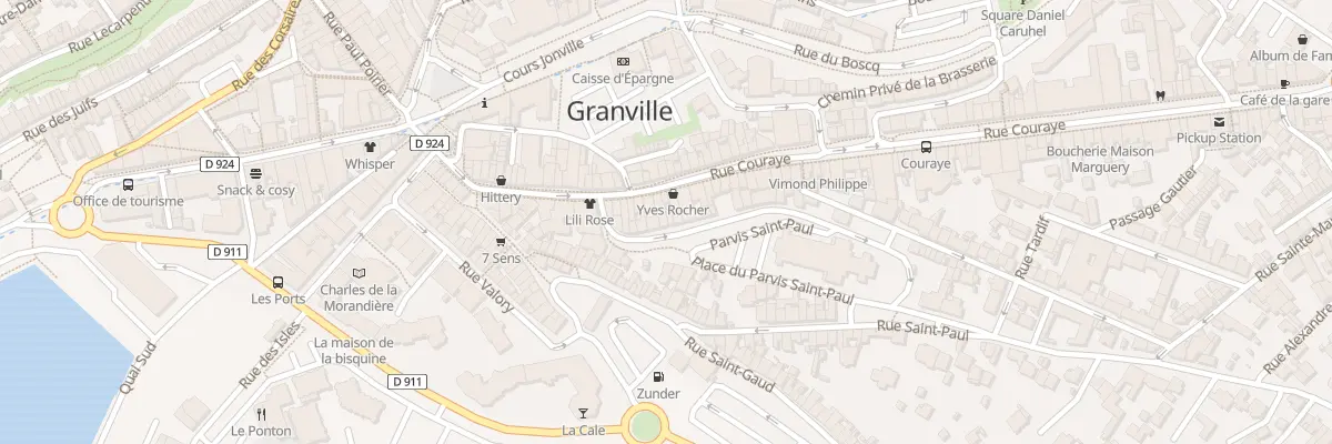 Plan du 13 Rue Charles Guillebot à Granville
