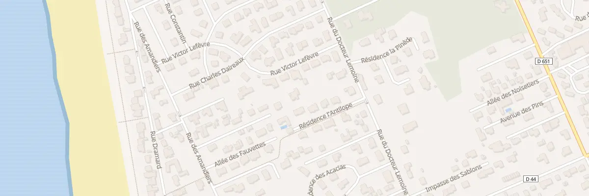 Plan du 34C Rue du Docteur Lemoine à Agon-Coutainville