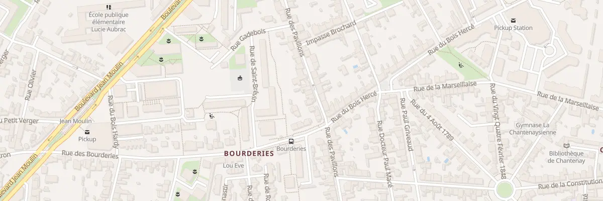 Plan du 93 Rue des Pavillons à Nantes