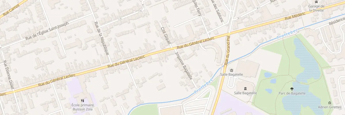 Plan du 182 Rue Gal Leclerc - Tourlaville à Cherbourg-en-Cotentin