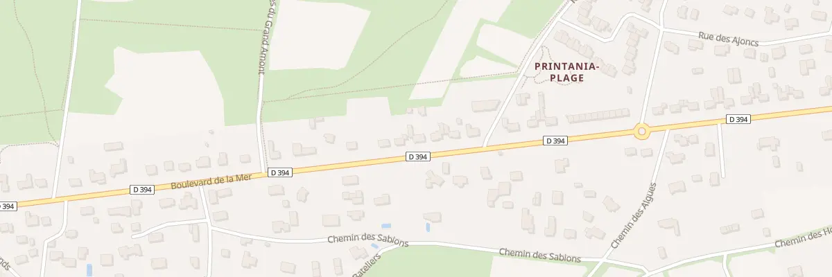Plan du 572 Bd de la Mer à Créances