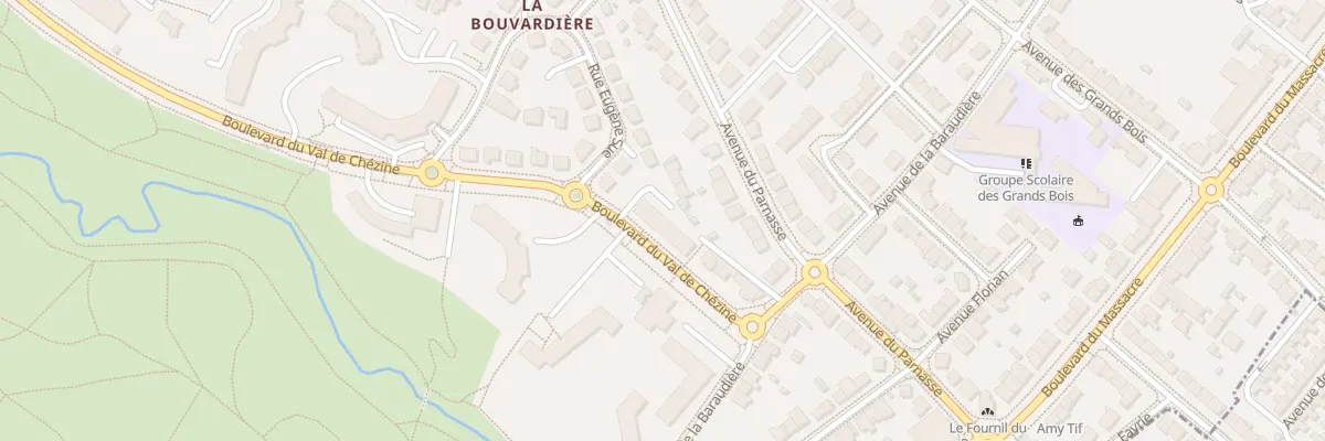 Plan du 13 Bd du Val de Chézine à Saint-Herblain