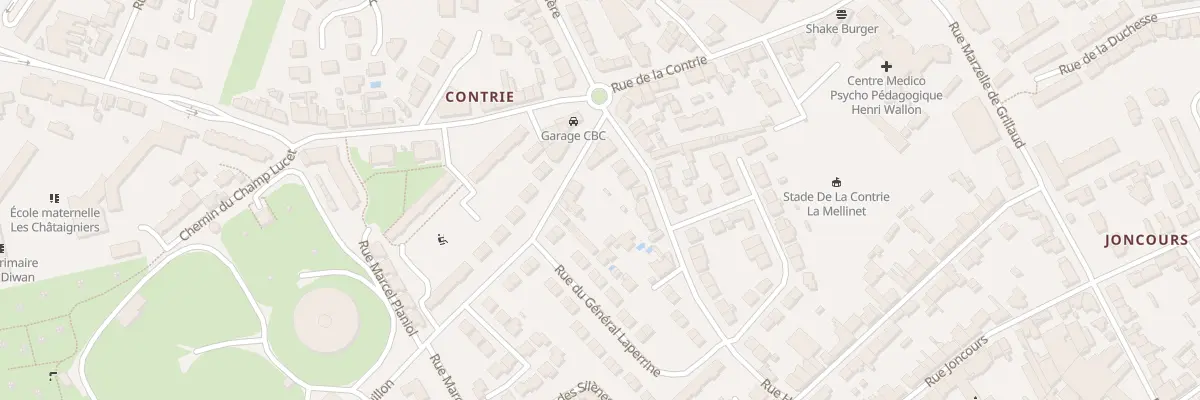 Plan du 9001 Rue du Bouillon à Nantes