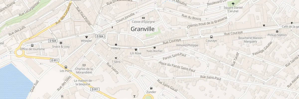 Plan du 28 Rue Couraye à Granville