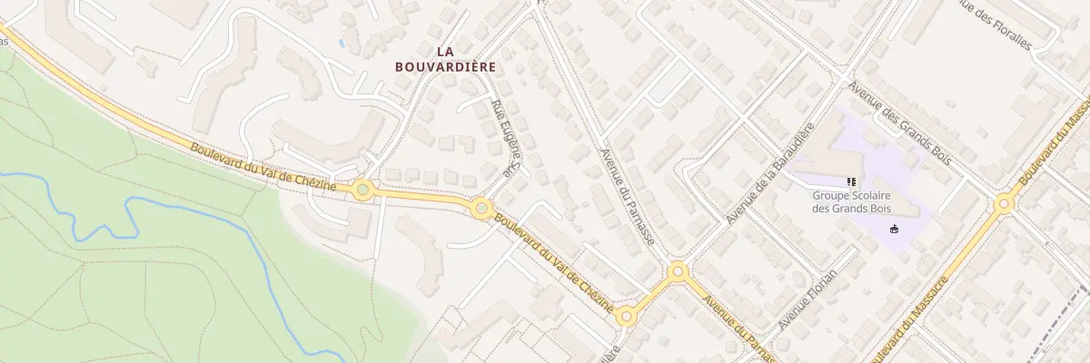 Plan du 6 Rue Eugène Sue à Saint-Herblain