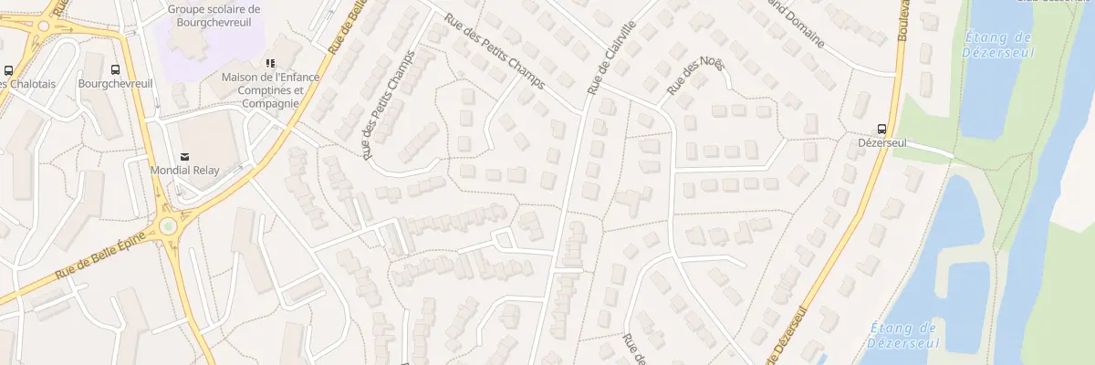 Plan du 137 Rue de Clairville à Cesson-Sévigné