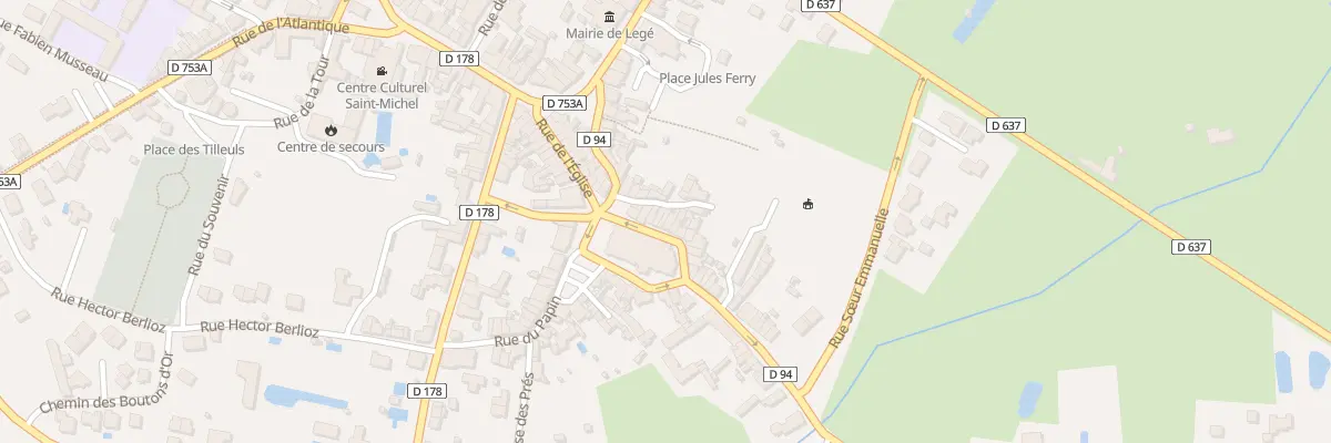 Plan du 3B Rue Notre -Dame à Legé