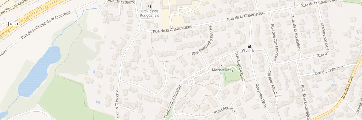 Plan du 3 Rue Alexandre Fourny à Bouguenais