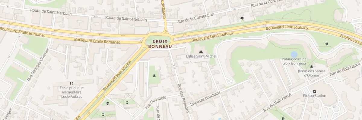 Plan du 160B Rue des Pavillons à Nantes