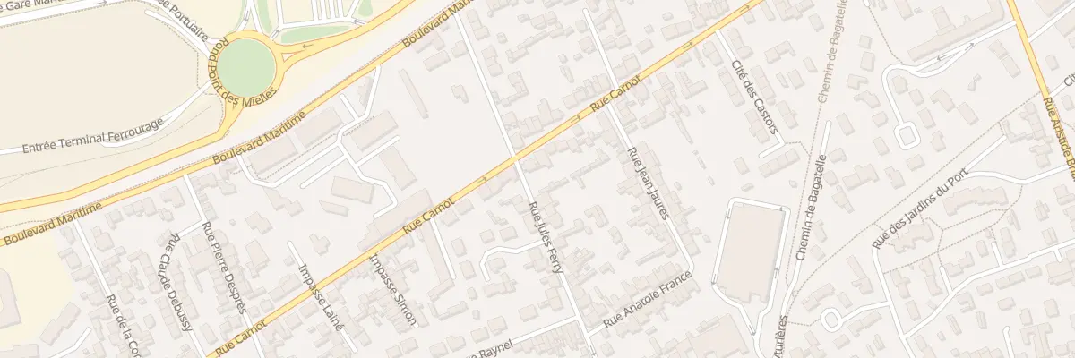 Plan du 176 Rue Carnot - Tourlaville à Cherbourg-en-Cotentin