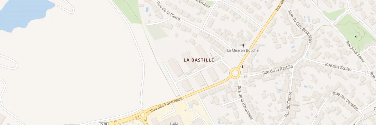 Plan du 8 Rue du Jeu de Paume à Bouguenais