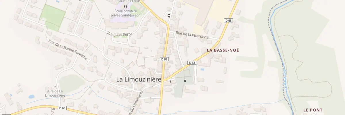 Plan du 12 Rue Félix Davy Desnaurois à La Limouzinière