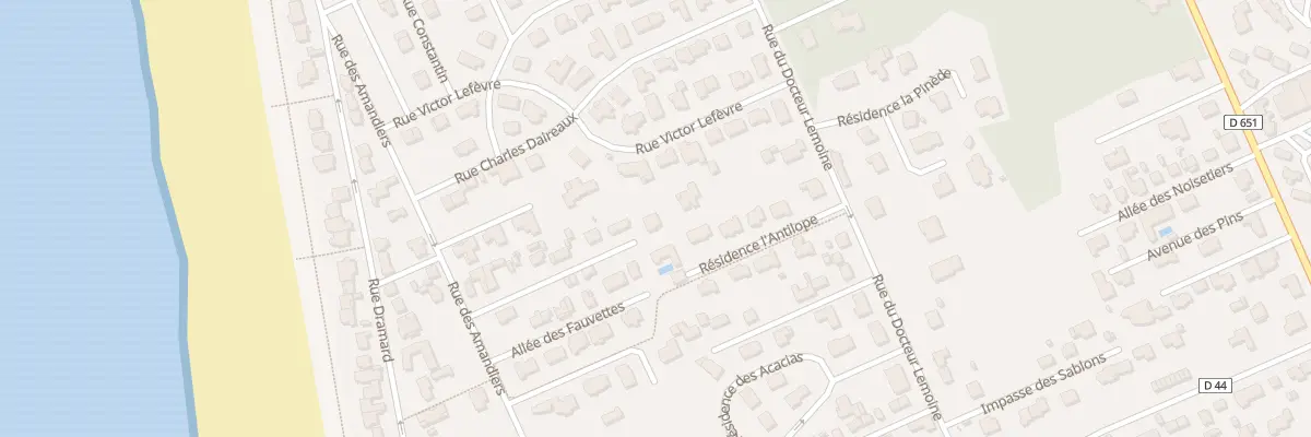 Plan du 34B Rue du Docteur Lemoine à Agon-Coutainville