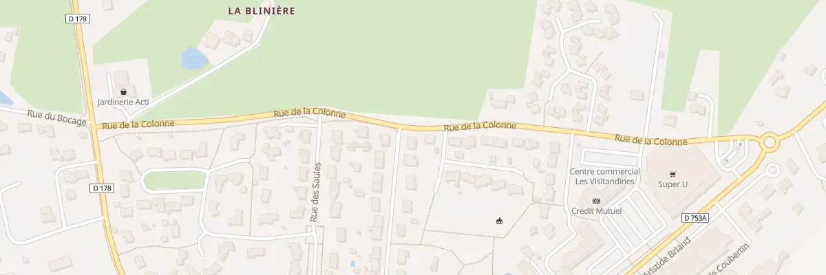 Plan du 30 Rue du Gal de Charette de la C à Legé