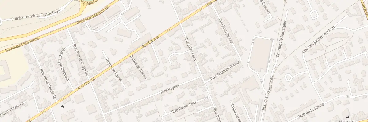 Plan du 27 Rue Jules Ferry - Tourlaville à Cherbourg-en-Cotentin