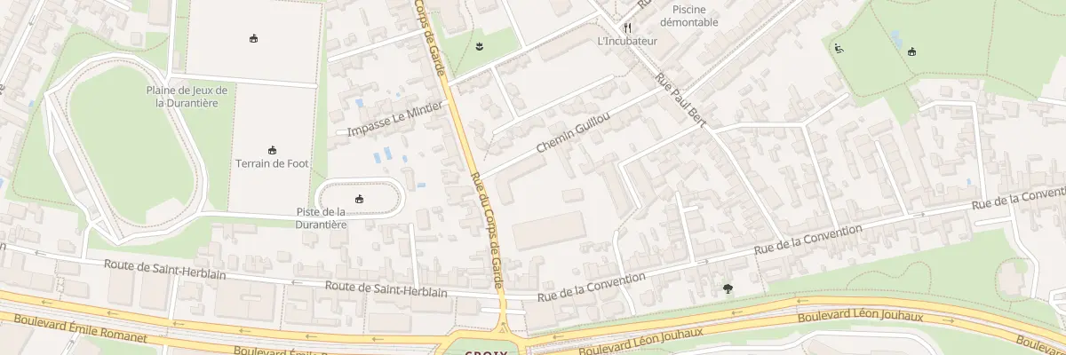 Plan du 12 Rue du Corps de Garde à Nantes