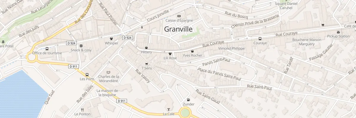 Plan du 1 Rue Charles Guillebot à Granville