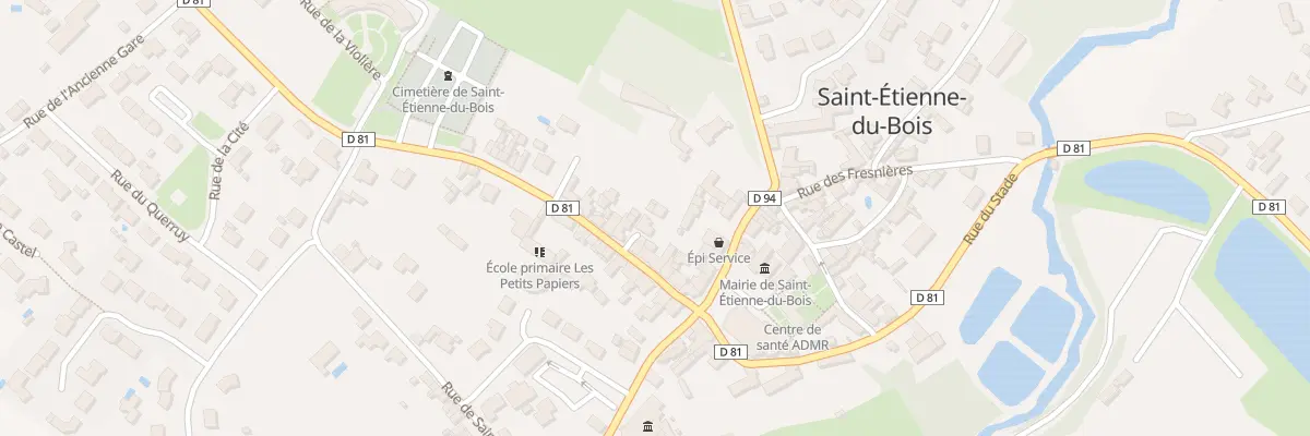 Plan du 10 Rue du Gen Charette à Saint-Étienne-du-Bois