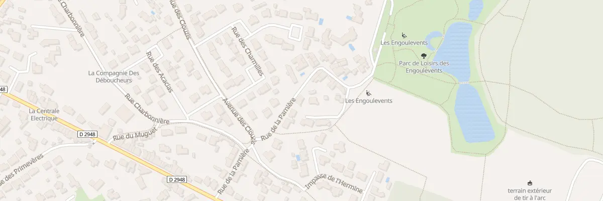 Plan du 14 Rue de la parnière à Aizenay