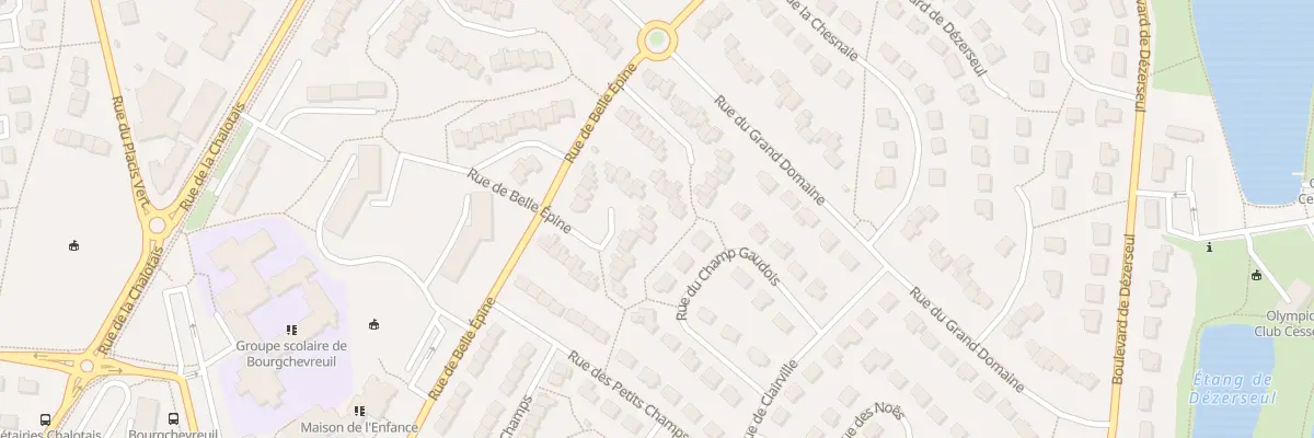 Plan du 69 Rue de Belle Epine à Cesson-Sévigné