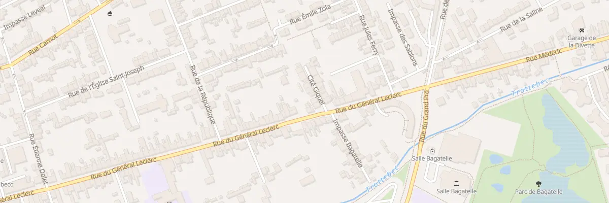 Plan du 175 Rue Gal Leclerc - Tourlaville à Cherbourg-en-Cotentin