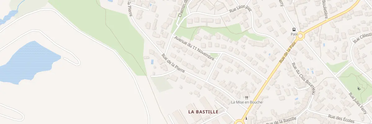 Plan du 18 Rue de la Pierre à Bouguenais