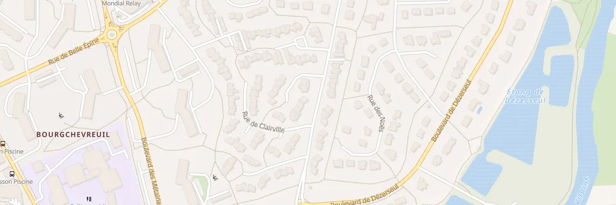 Plan du 77 Rue de Clairville à Cesson-Sévigné