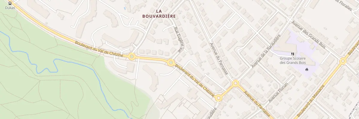 Plan du 2 Rue Eugène Sue à Saint-Herblain