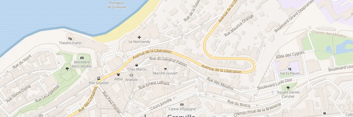 Plan du 39 Rue General Patton à Granville