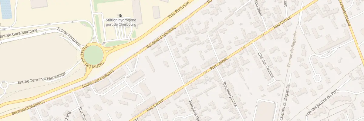 Plan du 52 Rue Jules Ferry - Tourlaville à Cherbourg-en-Cotentin