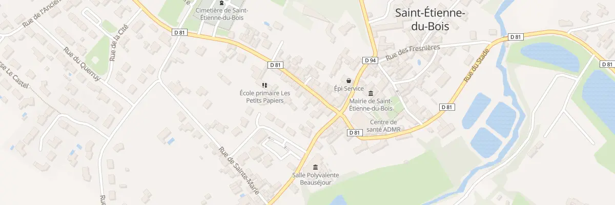 Plan du 7 Rue du Gen Charette à Saint-Étienne-du-Bois