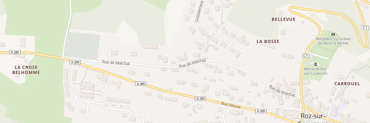 Plan du 22 Rue de Malchat à Roz-sur-Couesnon